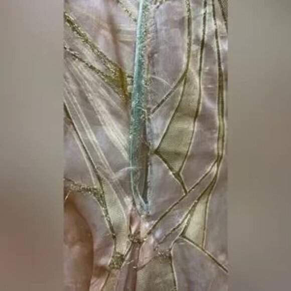 J. MENDEL Peach And Gold Bustier Ball GOWN Size 0/2 One Of A Kind Sample - Picture 8 of 16